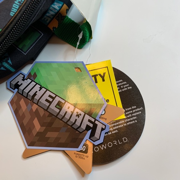 Minecraft Backpack -NWT - Picture 5 of 6